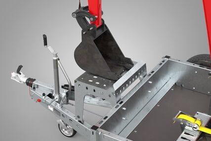 Opěrka lopaty rypadla