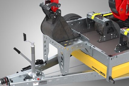 Opěrka lopaty rypadla