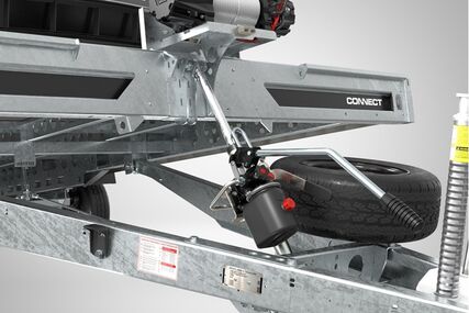 Ručně hydraulicky naklápěcí ložná plocha