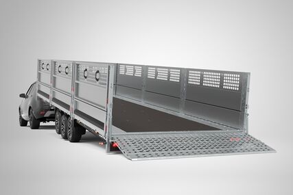 Zadní rampa s bočními prodlouženími