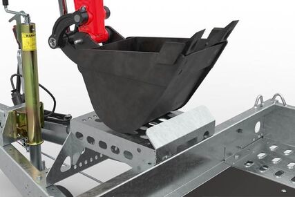 Opěrka lopaty bagru