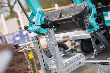 Zajištění ramene bagru