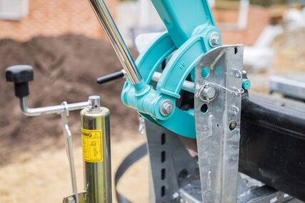 Zajištění ramene bagru